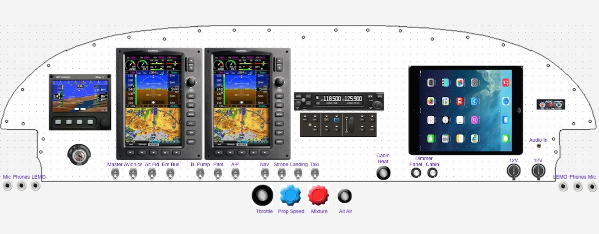 Fly In Panel User Interface Panel design review needed | Van's Air Force